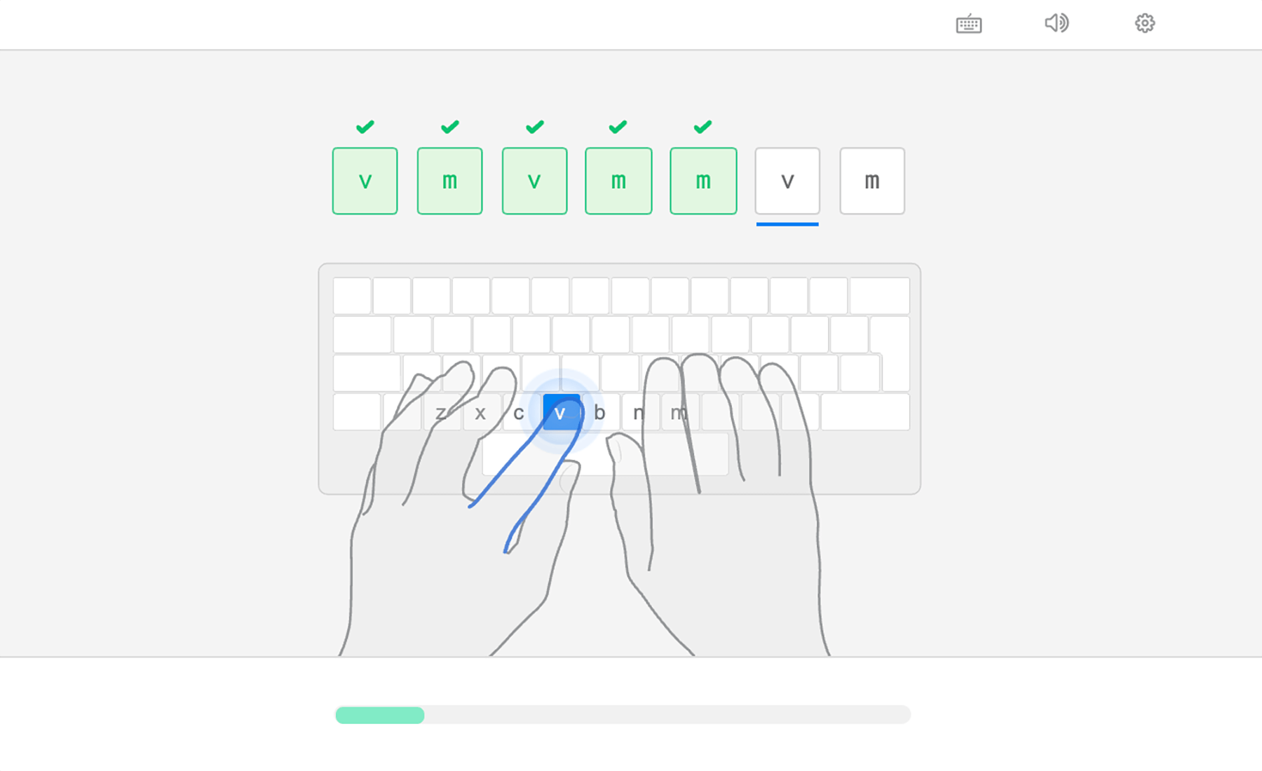 Postura ergonómica al teclear