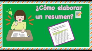 como hacer un resumen