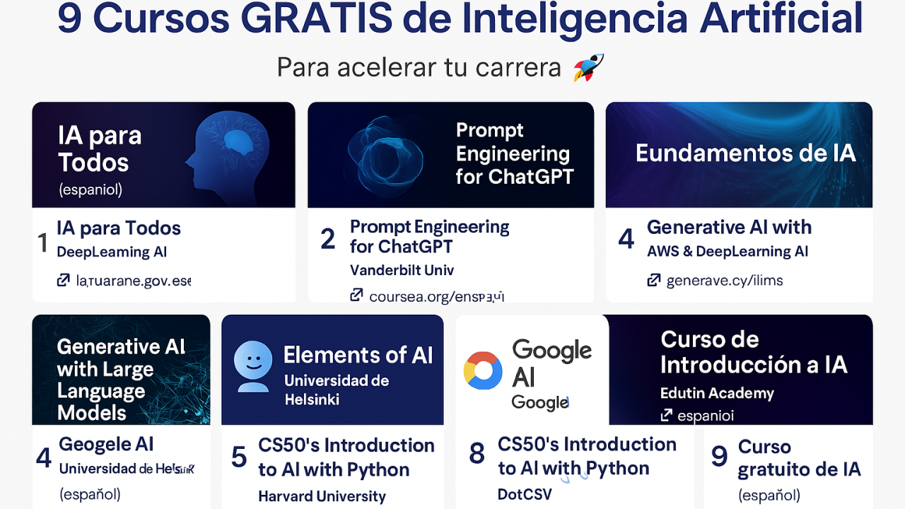formaciones gratuitas en ia
