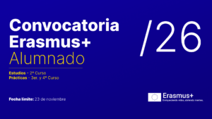 convocatoria erasmus prácticas