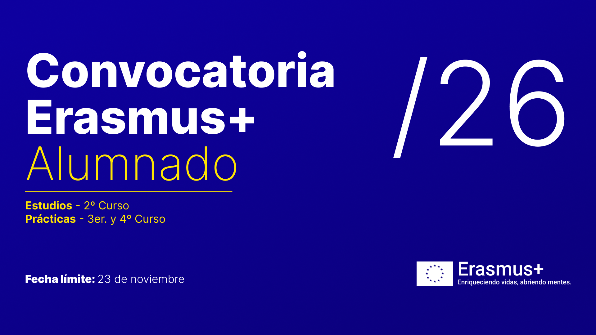 Erasmus traineeship call Erasmus traineeship call