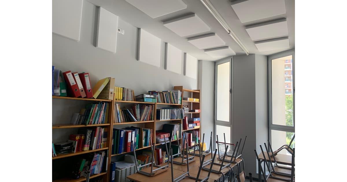 tratamiento acústico en aulas