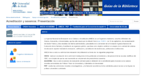 evaluación de la actividad investigadora acreditación