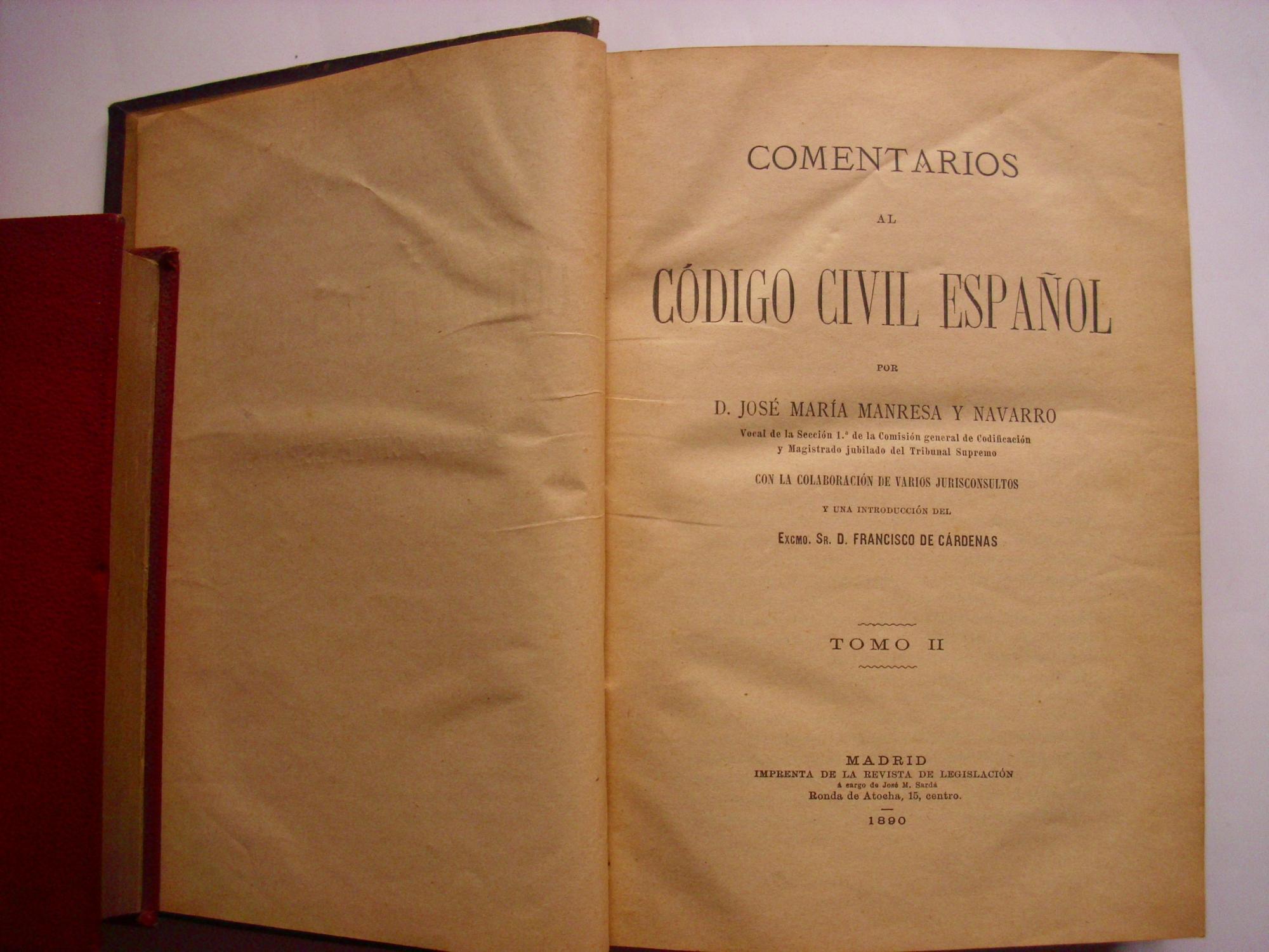 Código Civil español Código Civil español