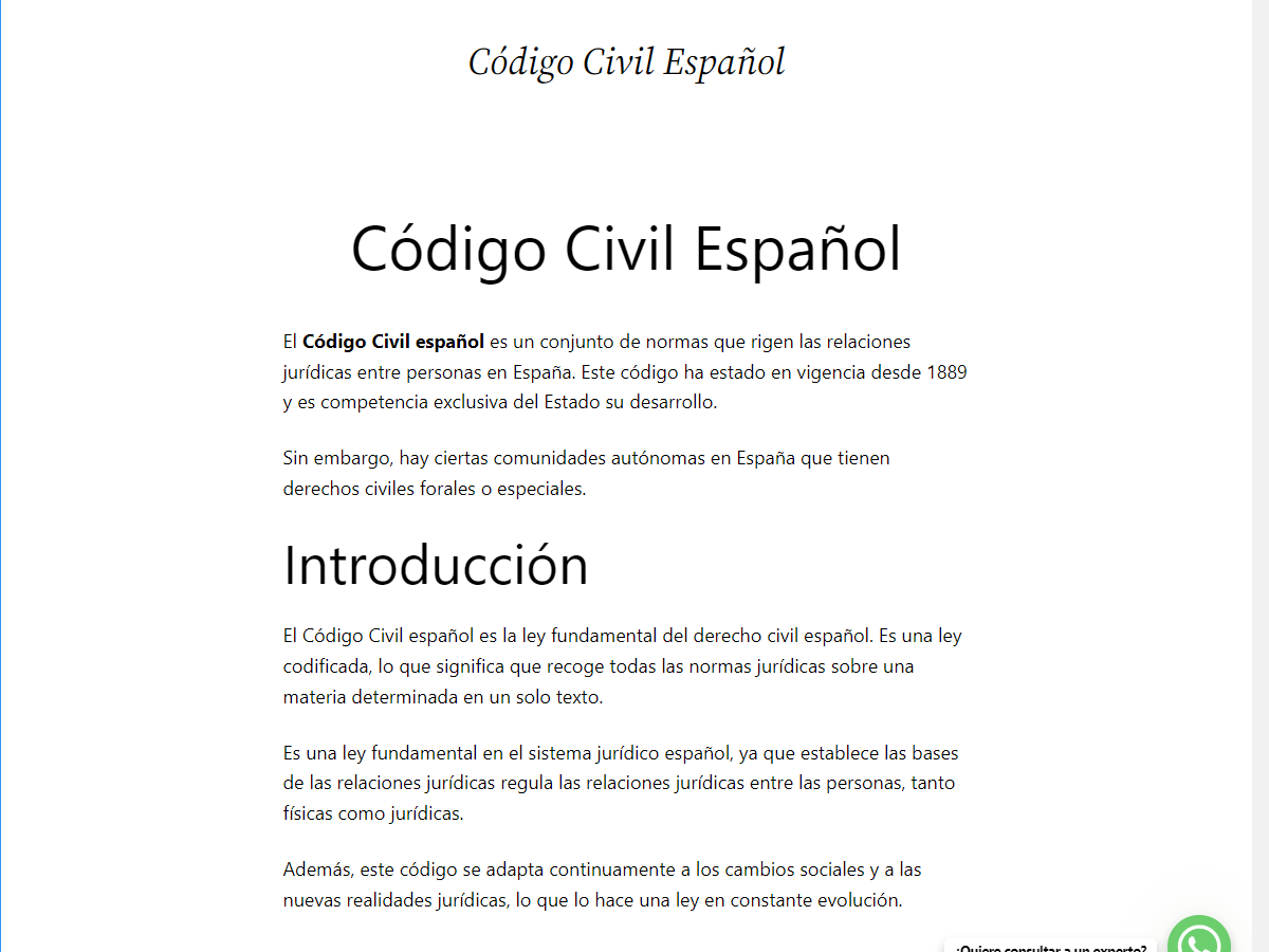 Estructura del Código Civil español Estructura del Código Civil español