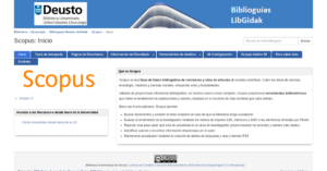 biblioguías scopus