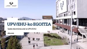 sede electrónica upv ehu